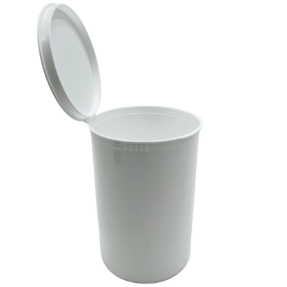 White / Single Unit (Less Than Box Qty) Bag King Child-Resistant Pop Top Bottle | 160 dram