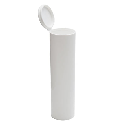 White / Single Unit (Less Than Box Qty) Extra Wide Squeeze Top Child-Resistant Pre-Roll Tube | 114 mm