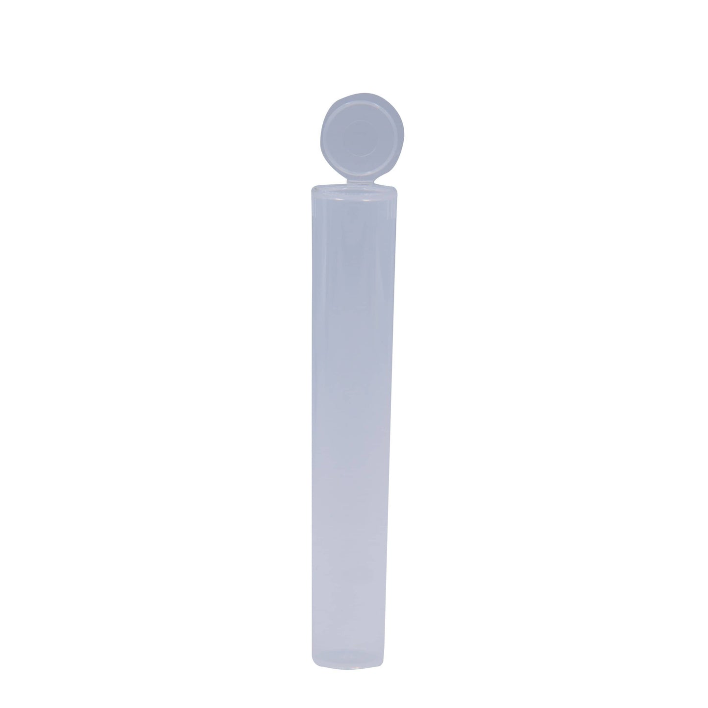 White / Single Unit (Less Than Box Qty) Grand Puff® Squeeze Pop Top PET Plastic Tube (109 mm)