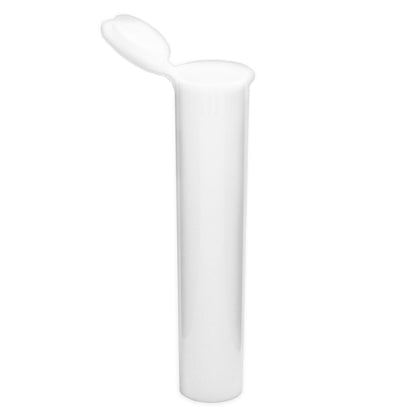 White / Single Unit (Less Than Box Qty) Grand Puff® Squeeze Pop Top Plastic Tube | 73mm