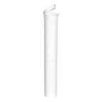 White / Single Unit (Less Than Box Qty) Opaque Squeeze Top Child-Resistant Pre-Roll Tube | 116 mm