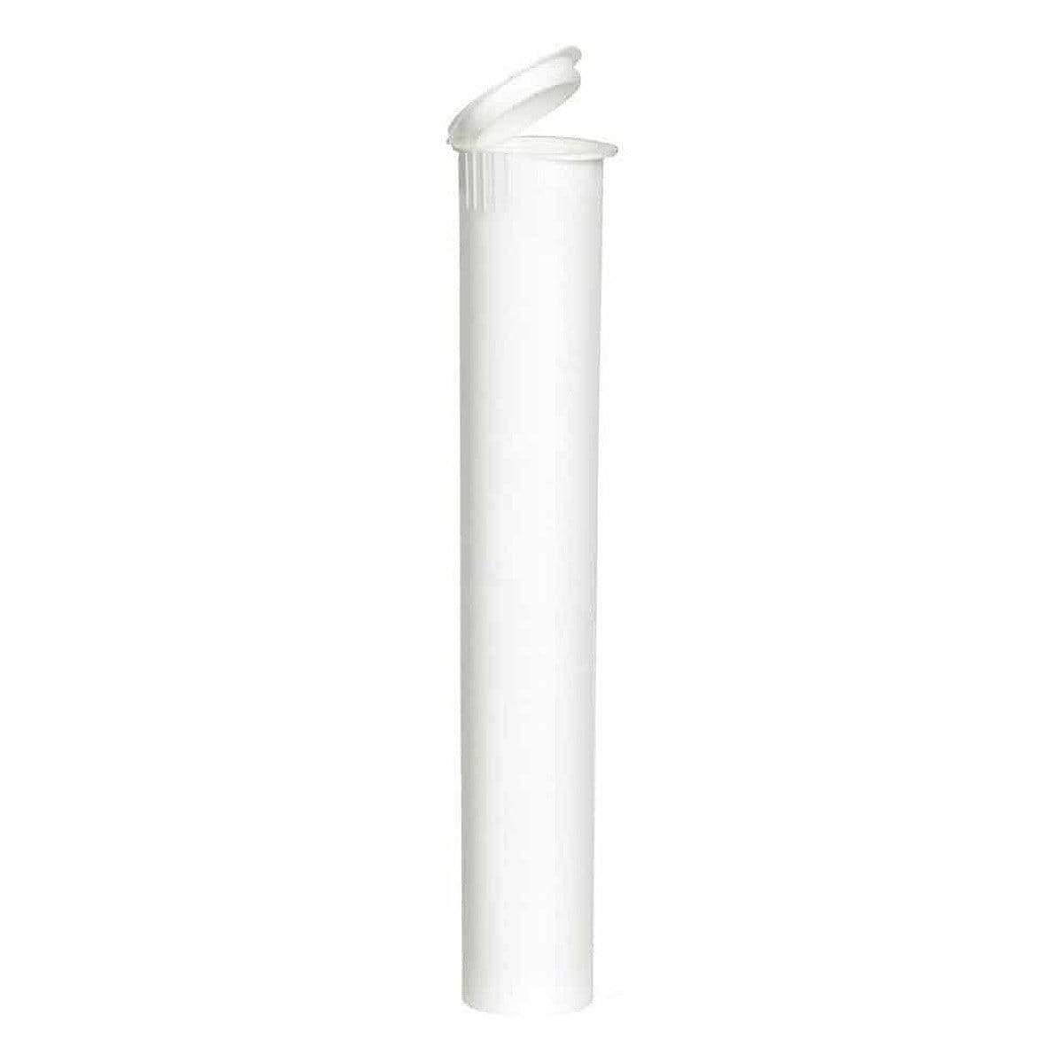 White / Single Unit (Less Than Box Qty) Opaque Squeeze Top Child-Resistant Pre-Roll Tube | 116 mm