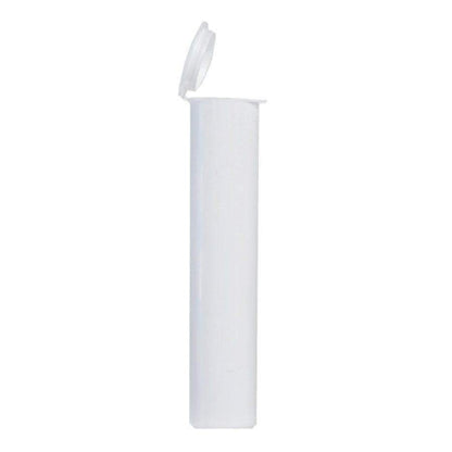White / Single Unit (Less Than Box Qty) Squeeze Top Child-Resistant Pre-Roll Tube | 94 mm