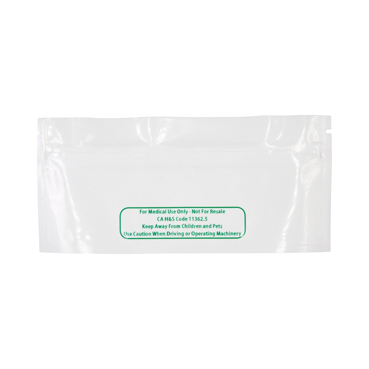 White Smell Proof Bag (Pre-Roll)