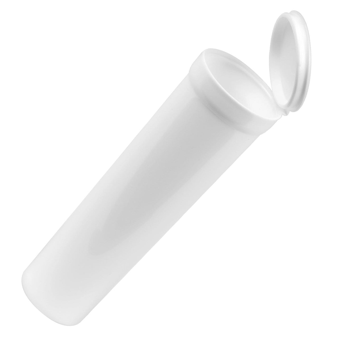 White Wide Tapered Squeeze Top Child-Resistant Tube | 98 mm