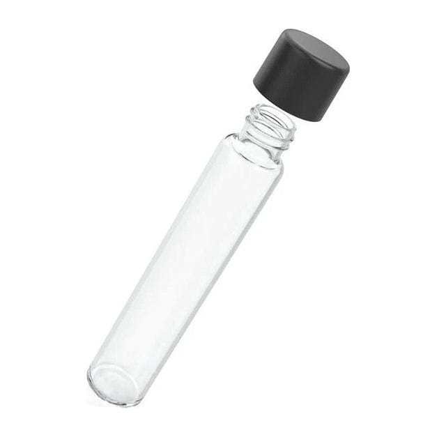 With Black Cap / Box of 400 (Bulk Discount Pricing) Grand Puff Glass Child-Resistant Pre-Roll Tube | 115 mm