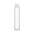 With Black Cap / Box of 400 (Bulk Discount Pricing) Grand Puff Glass Child-Resistant Pre-Roll Tube | 115 mm