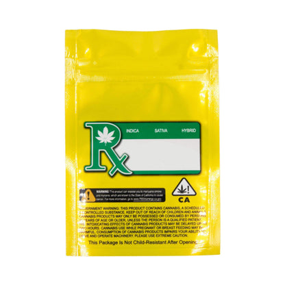 Yellow / Single Unit Smell Proof Bag (1 gram)