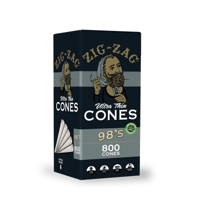 Zig Zag 98's Ultra-Thin Bulk Cones | Box of 800