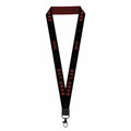 Black BRNRLab Lanyard