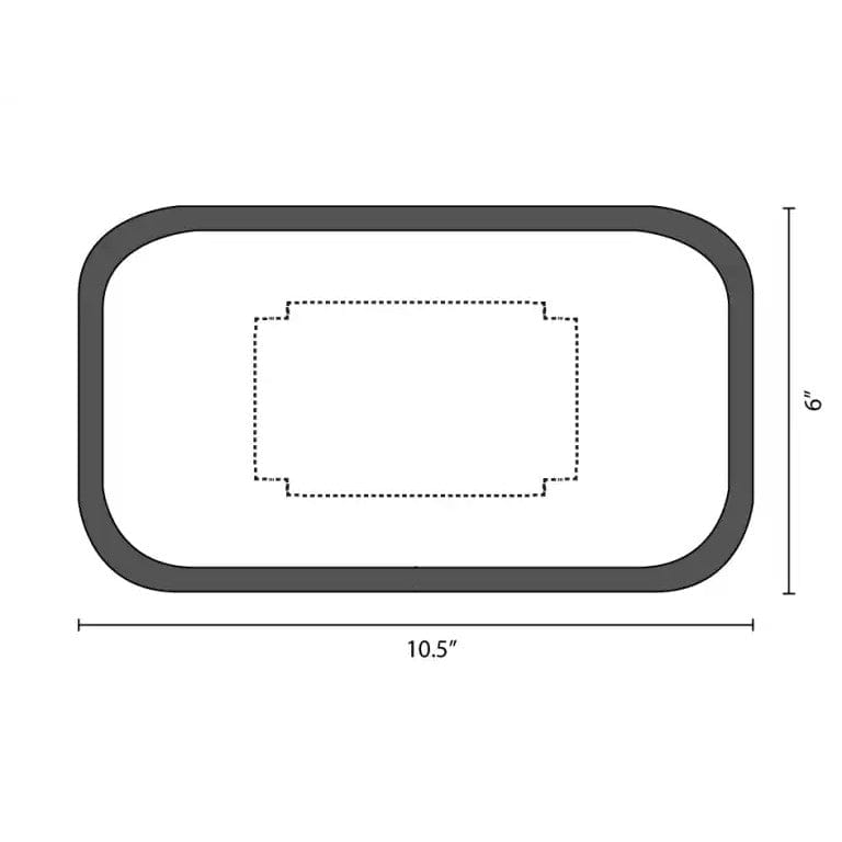 Custom Metal Rolling Tray (Medium - Quick Print) 10.5" x 6"