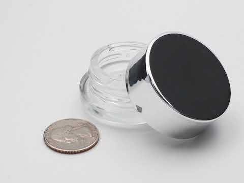 eBottles Child-Resistant Glass Round Base Concentrate Jar | 9 ml