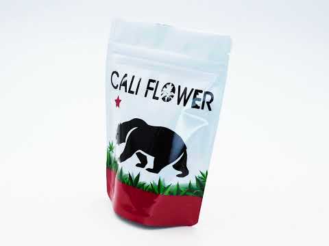 Cali Flower Smell Proof Mylar Bag | 1/8 to 1/4 oz