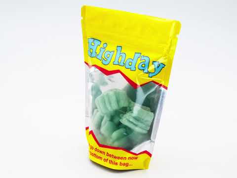 10-Pack Highday-Friday Smell Proof Mylar Bag | 1/8th ounce to 1/4th ounce