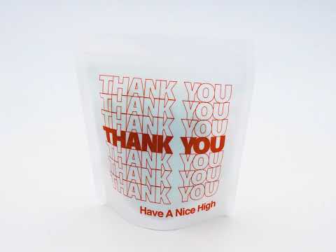 Bag King Thank You Wide Mouth Mylar Bag | 1/8 oz