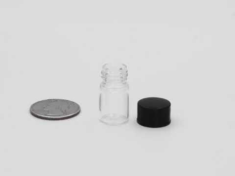 1/2 Dram Glass Seed Vial (10-15 seeds)