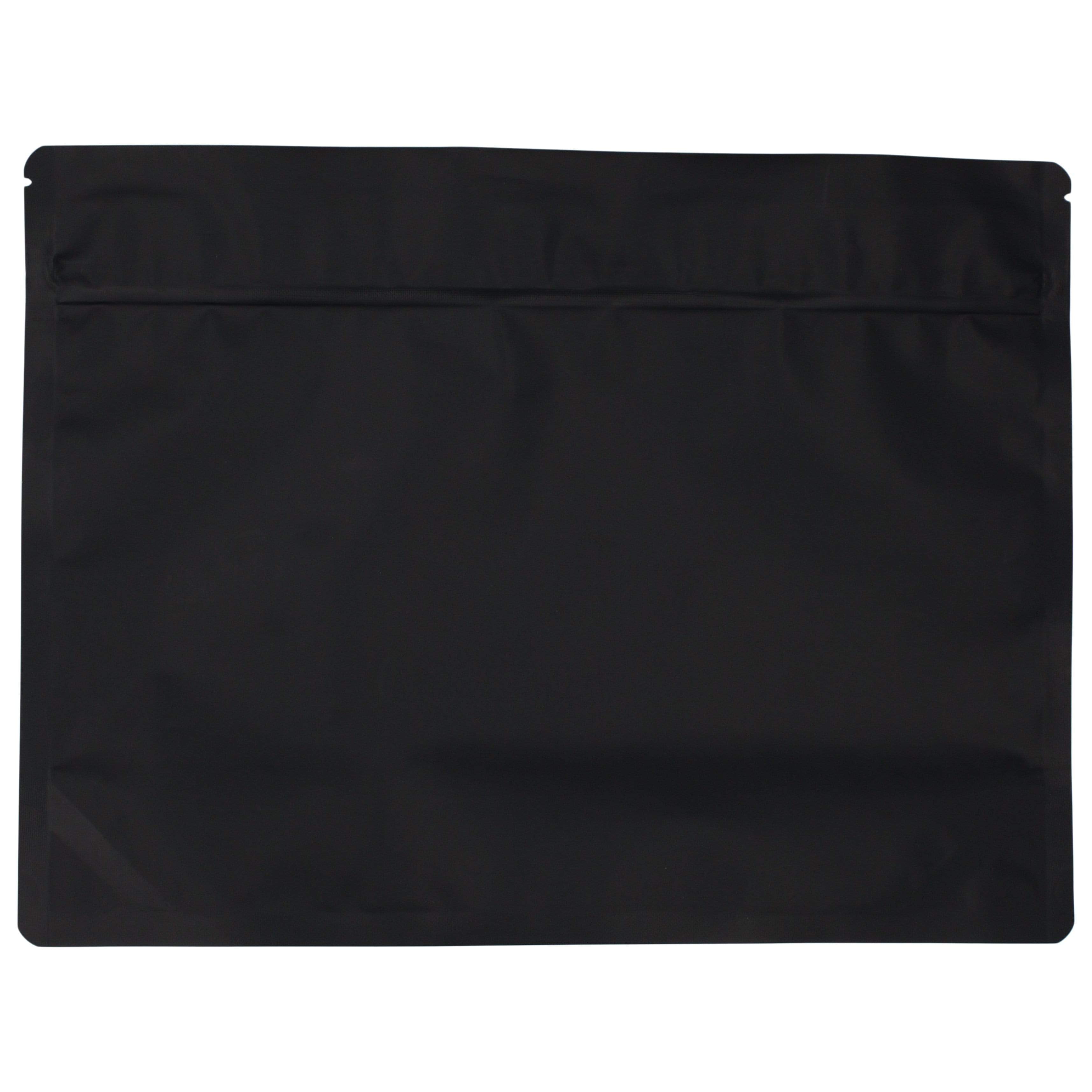 Matte Black Bag King Large Child-Resistant Opaque Exit Bag (1/2 lb) 9.0" x 12.0"