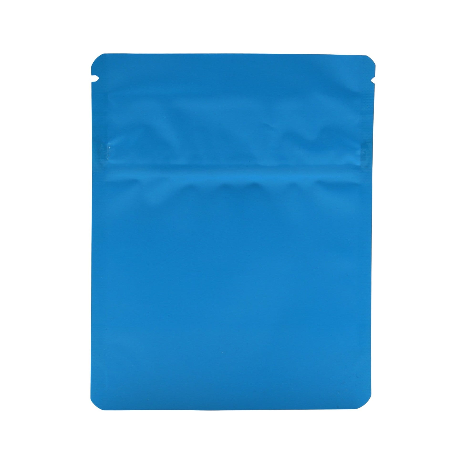 Matte Blue Bag King Child-Resistant Opaque Mylar Bag (1 gram)