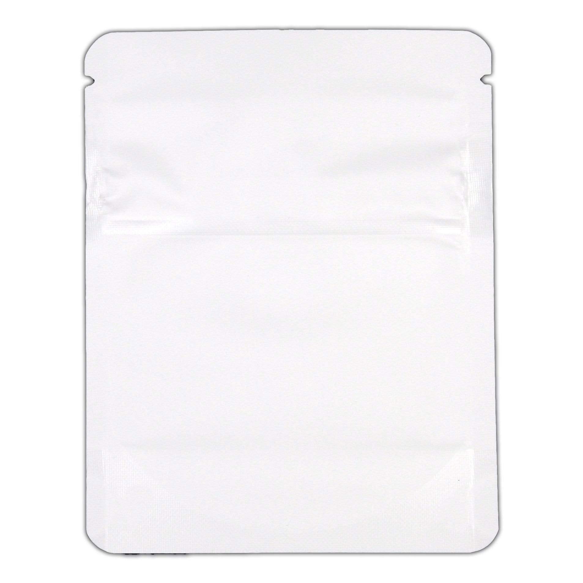 Matte White Bag King Child-Resistant Clear Front Bag (1 gram)