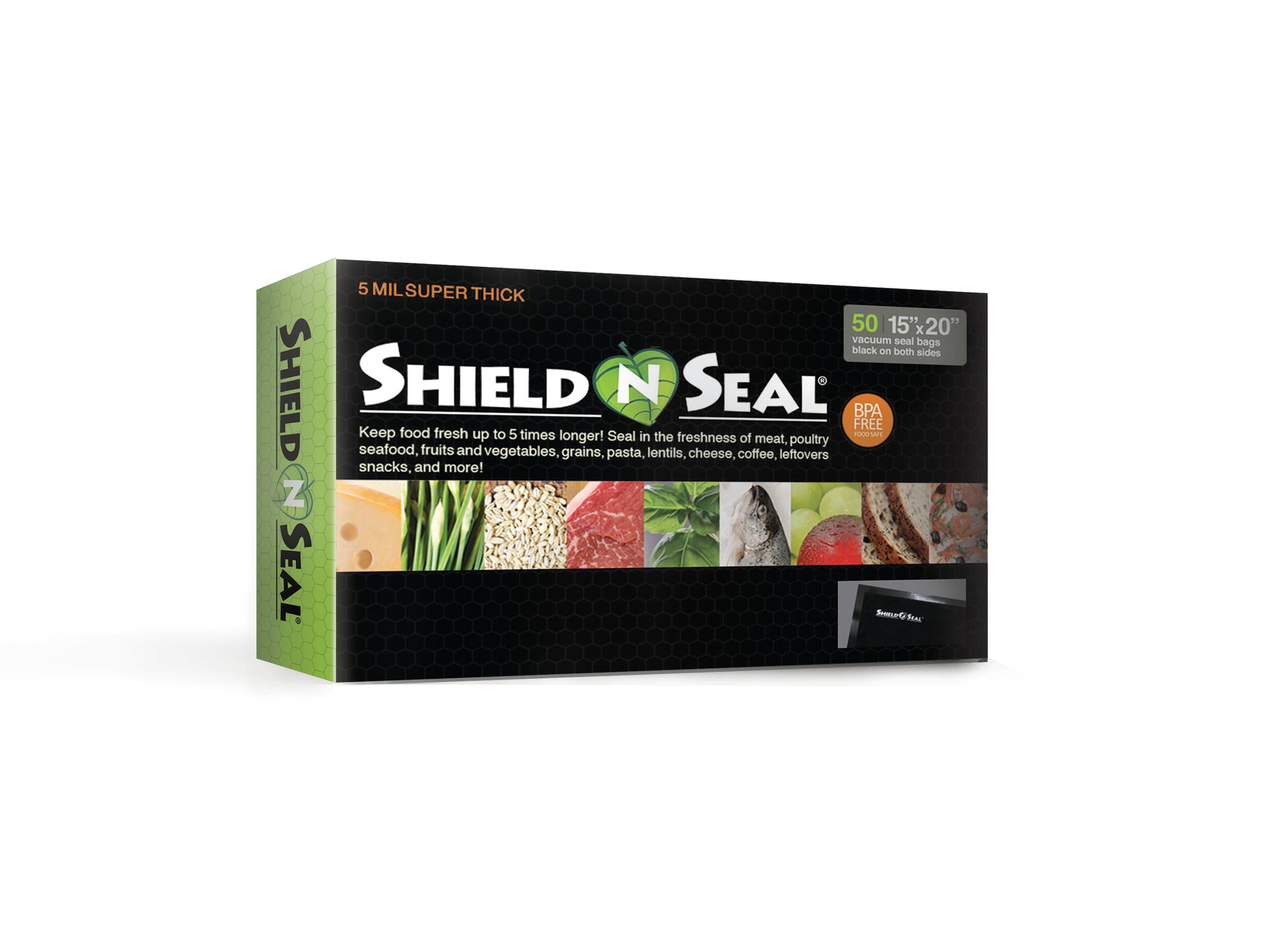 Shield N Seal Precut Vacuum Sealer Bag (15" x 20" / Box of 50)