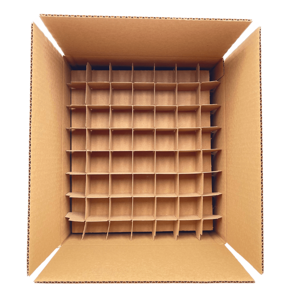 Shipping Box with Inserts (Fits 128 1-gram jars)