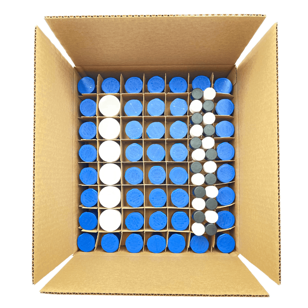 Shipping Box with Inserts (Fits 128 1-gram jars)