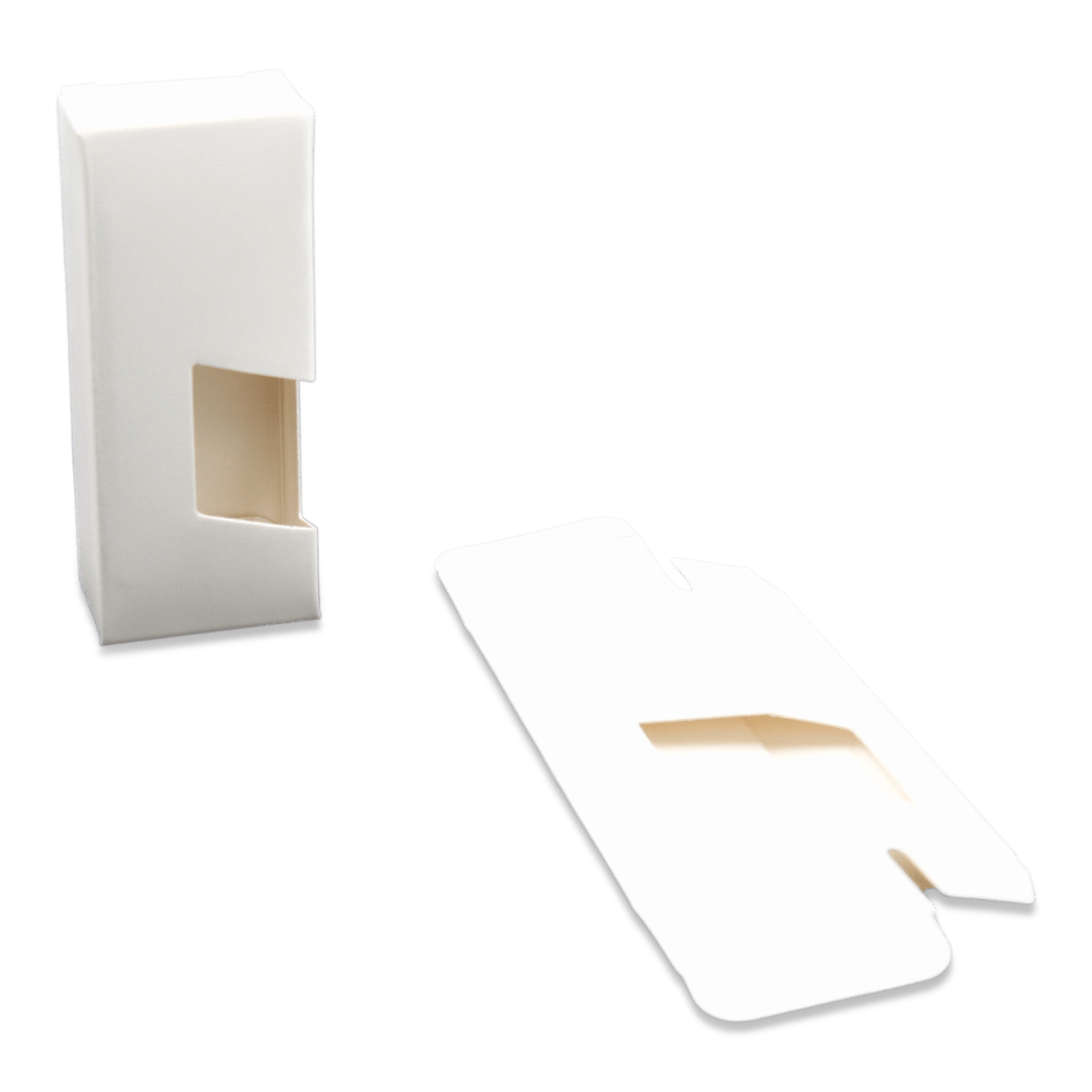 White Child-Resistant Cartridge Tube Box