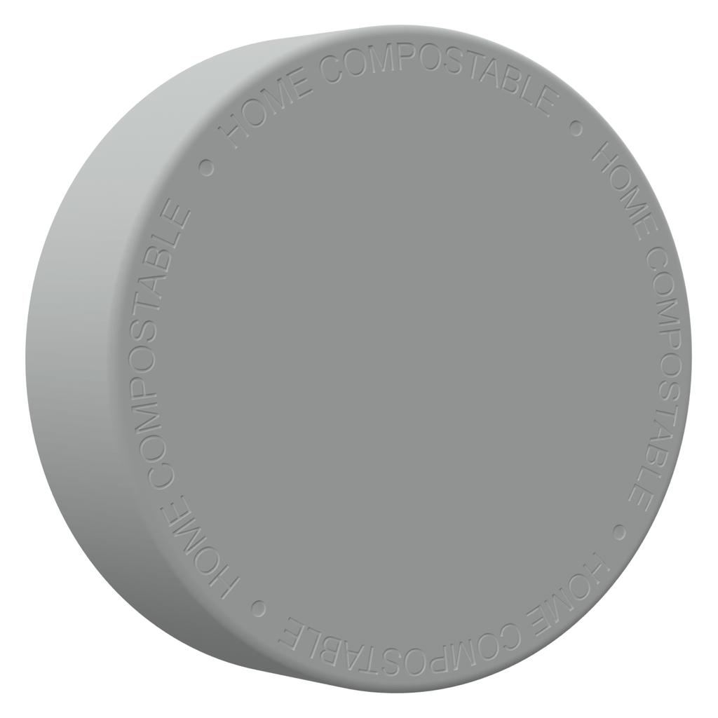 White HumidiLid Child-Resistant Home Compostable 53mm Cap