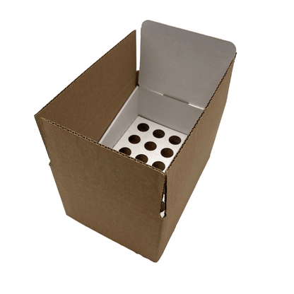 White Pop Counter Display - Large (Fits 24 Pre-Roll Tubes)