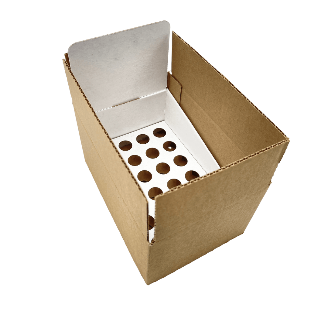 White Pop Counter Display - Large (Fits 24 Pre-Roll Tubes)