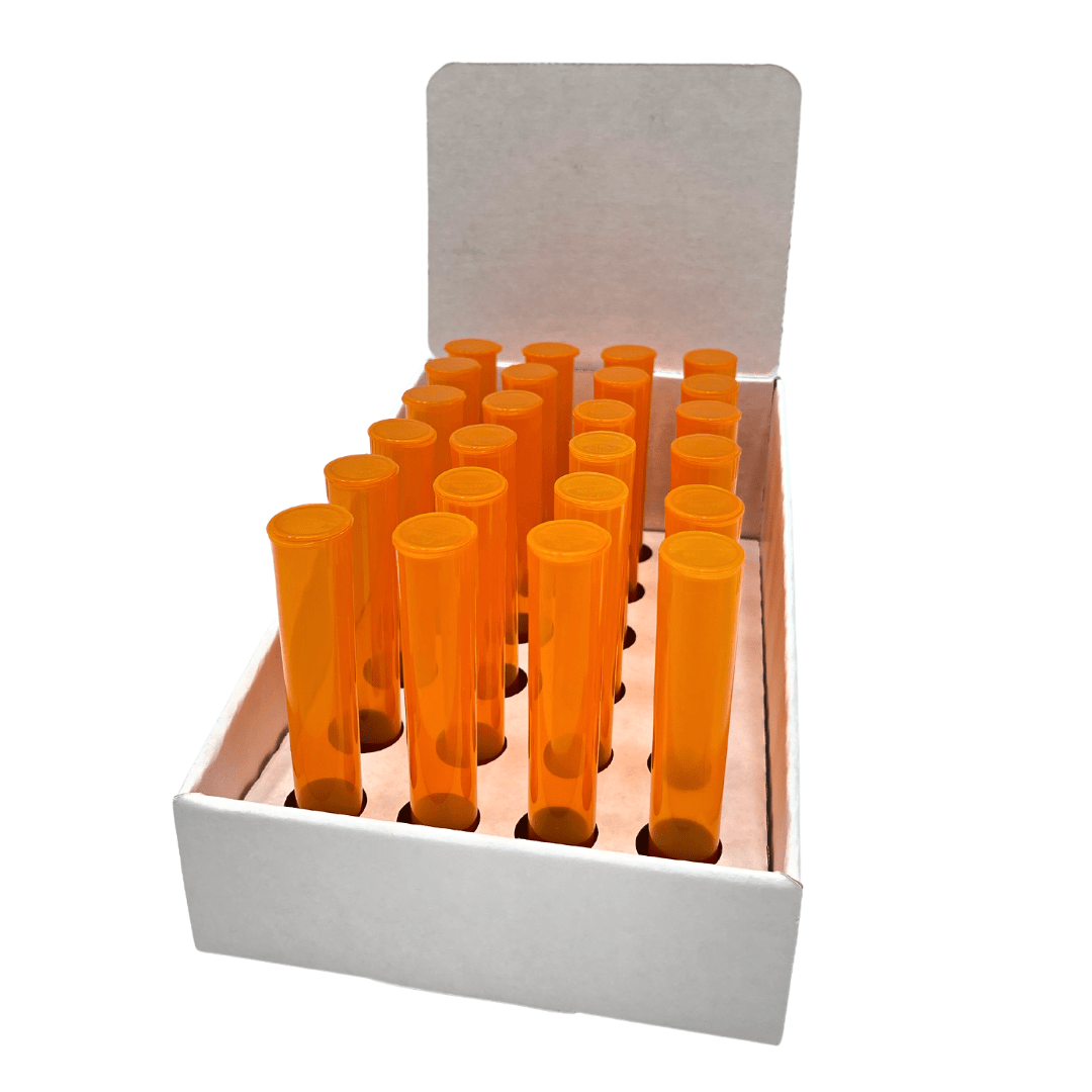 White Pop Counter Display - Large (Fits 24 Pre-Roll Tubes)