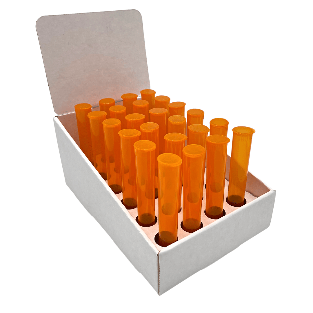 White Pop Counter Display - Large (Fits 24 Pre-Roll Tubes)