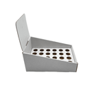 White Pop Counter Display - Large (Fits 24 Pre-Roll Tubes)