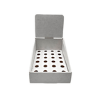 White Pop Counter Display - Small (Fits 24 Tubes)